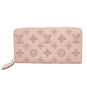 Louis Vuitton Monogram Mahina Zippy Pink Jasmine Wallet